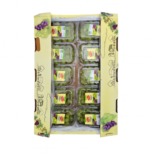 Grape White Seedless-Ulba-India (10 Piece Box)